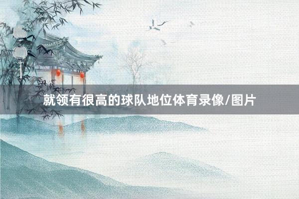 就领有很高的球队地位体育录像/图片