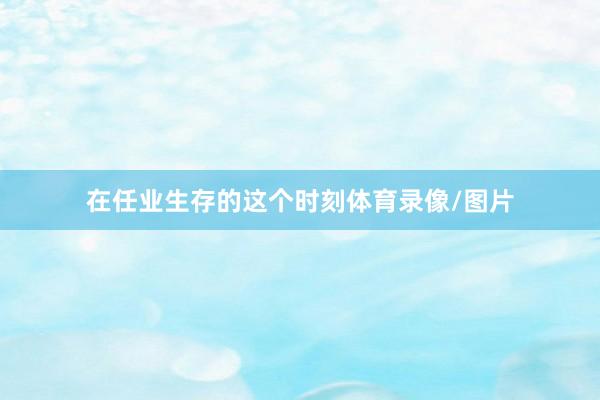 在任业生存的这个时刻体育录像/图片