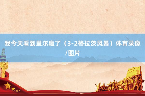 我今天看到里尔赢了（3-2格拉茨风暴）体育录像/图片