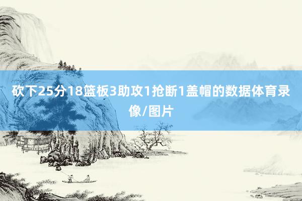 砍下25分18篮板3助攻1抢断1盖帽的数据体育录像/图片