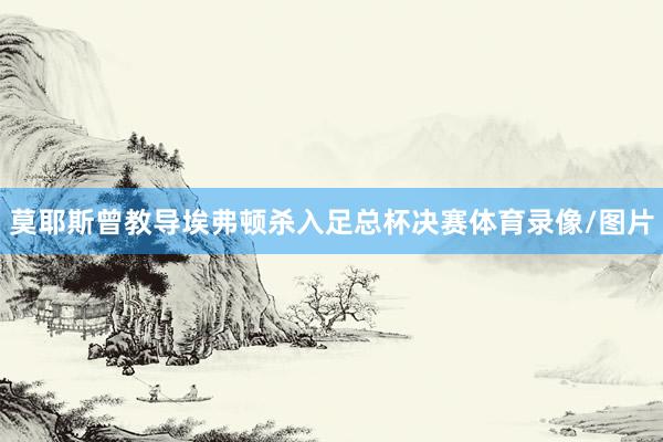 莫耶斯曾教导埃弗顿杀入足总杯决赛体育录像/图片