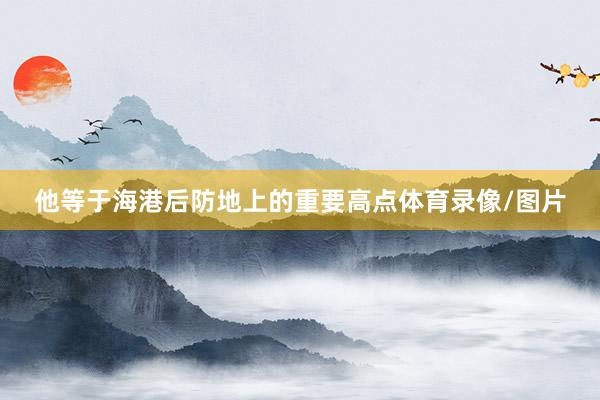 他等于海港后防地上的重要高点体育录像/图片
