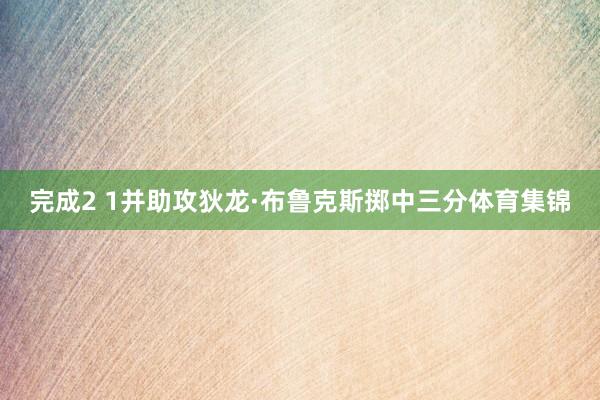 完成2 1并助攻狄龙·布鲁克斯掷中三分体育集锦