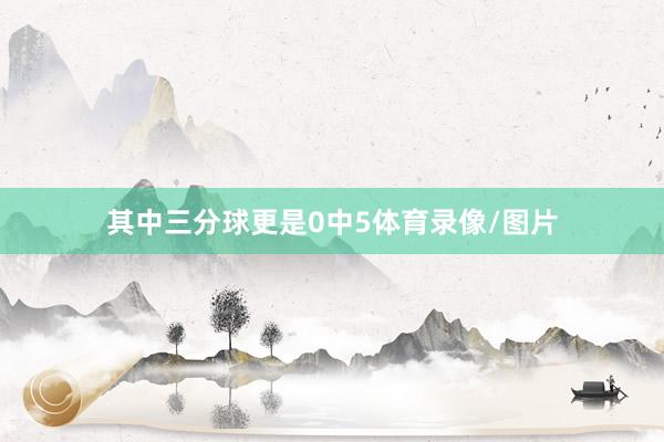 其中三分球更是0中5体育录像/图片