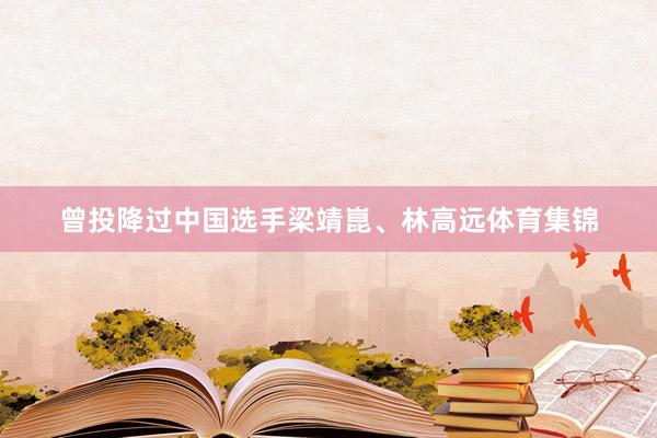 曾投降过中国选手梁靖崑、林高远体育集锦