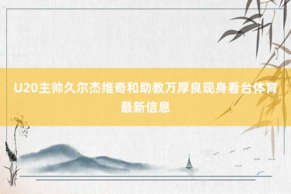 U20主帅久尔杰维奇和助教万厚良现身看台体育最新信息