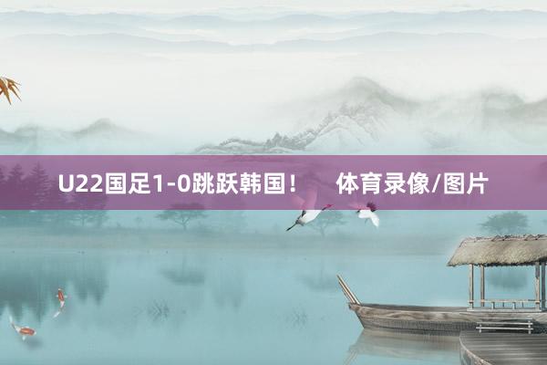 U22国足1-0跳跃韩国！    体育录像/图片