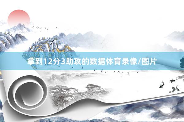 拿到12分3助攻的数据体育录像/图片