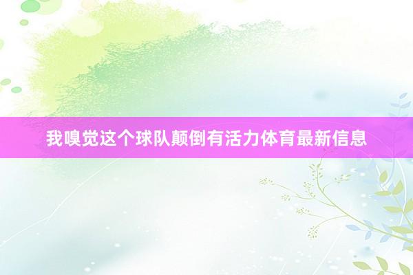 我嗅觉这个球队颠倒有活力体育最新信息