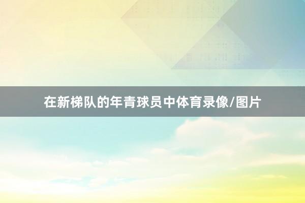 在新梯队的年青球员中体育录像/图片