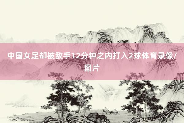 中国女足却被敌手12分钟之内打入2球体育录像/图片