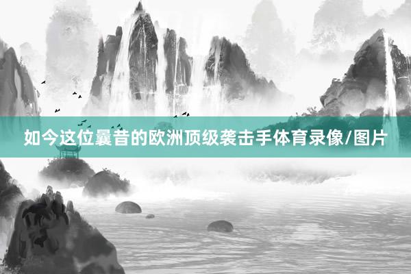 如今这位曩昔的欧洲顶级袭击手体育录像/图片