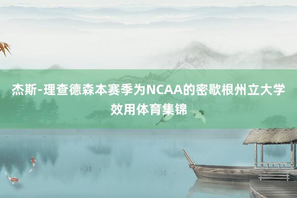杰斯-理查德森本赛季为NCAA的密歇根州立大学效用体育集锦