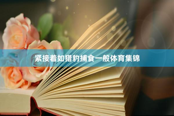 紧接着如猎豹捕食一般体育集锦