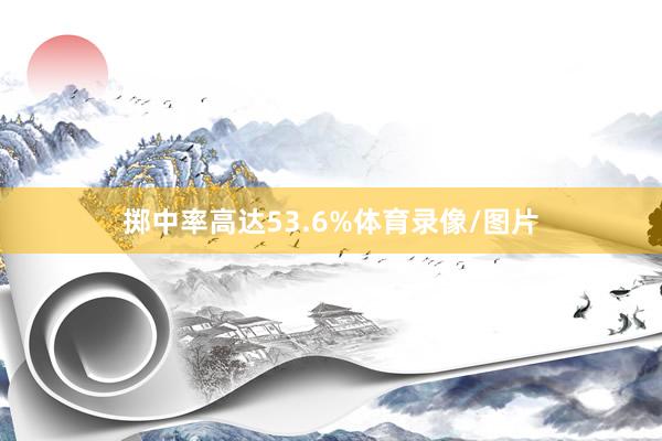 掷中率高达53.6%体育录像/图片